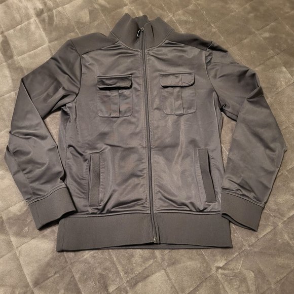 Apt. 9 Jackets & Blazers - Apt 9 Women's Zipper Jacket with Pockets, Gray, Medium